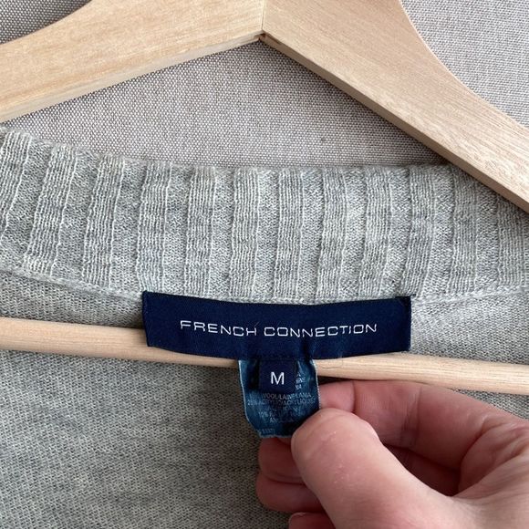 French connection wool blend tunic sweater - Picture 4 of 4